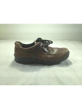 SAS Shoes Mens 12 Brown Oxford Derby Move On Leather Lace-Up Mock Toe Low Work